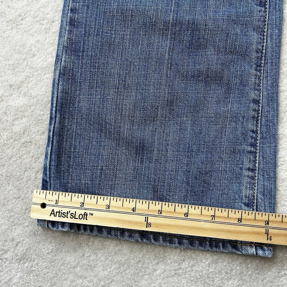 Vintage Y2K Old Navy Boot Cut Jeans Womens 33x32 Low Rise Denim - Picture 5 of 9